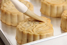 月餅,廚師,面粉。
