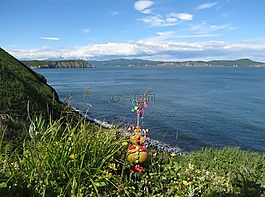 灣,海灘,濱