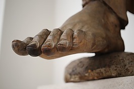 雕塑,老,教會