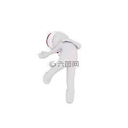 圣誕節(jié),白人男性,全身