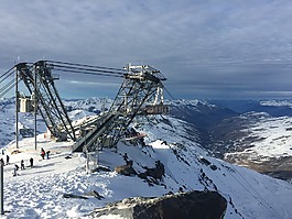 冬天,雪,電梯