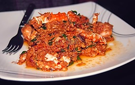 蟹,咖喱,食品
