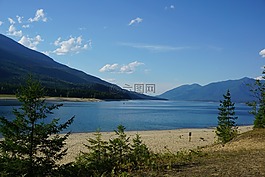 加拿大,景觀,湖