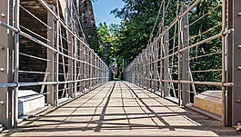 kettensteg,橋,河