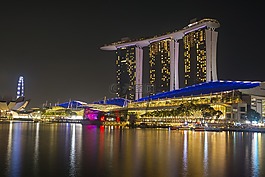 夜,灣,瑪麗娜