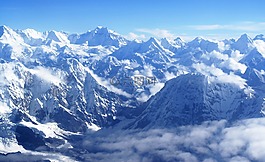 山,云,景觀