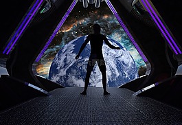 自由,地球,空間