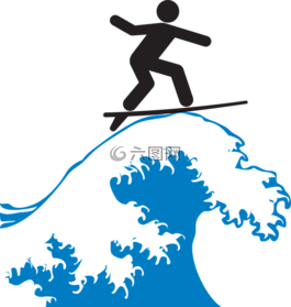 波騎馬,沖浪,騎手
