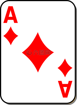 撲克牌,ace,金剛石