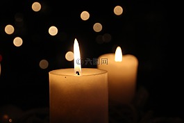 來臨,蠟燭,圣誕節(jié)