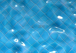 游泳池,水,波