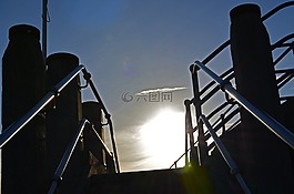 步驟,陽光,導軌
