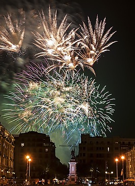 夜,火災(zāi),城市