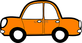 車,橙色,車輛