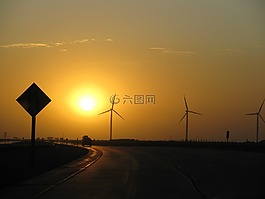 日出,太陽,天空