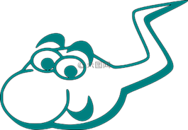 精子,精液,綠色