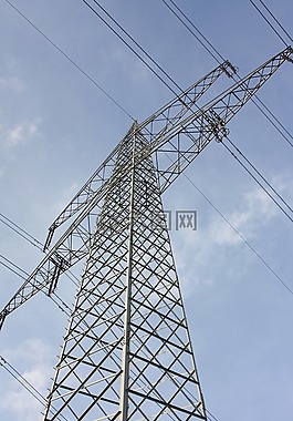 電源線,能源,strommast