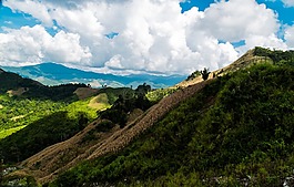 山景觀,山,泰國北部