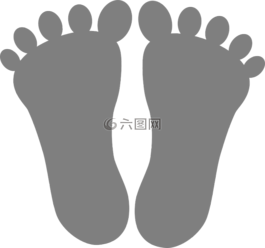 腳,腳趾,腳印