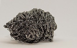 金属的海绵,锅清洁,钢丝绒