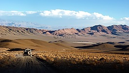 景观,卡车,安第斯山脉