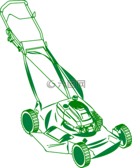 割草机,草,切