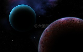 空間,地球,行星