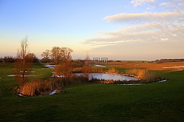 景觀,湖,池塘