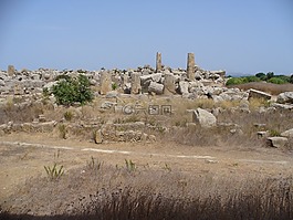 古代,廢墟,廟