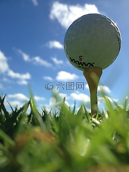 高爾夫,高爾夫球,天空