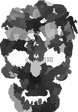 頭骨,臉,頭