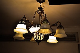 燈,電燈,淺色底紋