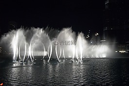 噴泉,水,噴泉城