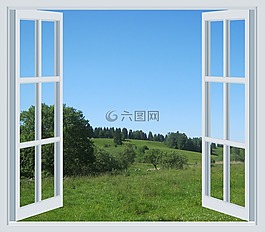 高山草甸,阿爾姆,窗口