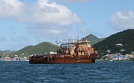 地中海,老船,生疏