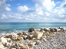 海灘,海岸,海