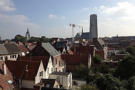 梅赫倫,圣 rombautstoren,全景圖