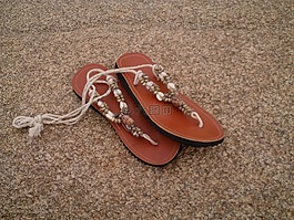 涼鞋,海灘,夏天
