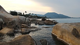海滩,泰国,苏梅岛