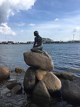 哥本哈根,美人魚,雕像