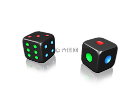 骰子,黑,風險