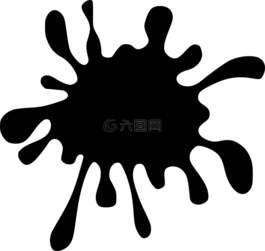 油漆飛濺,啟動畫面,墨水
