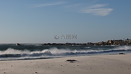 海灘,風(fēng),野生