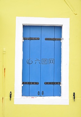 窗口,快門,木窗口