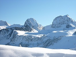 冬天,山,雪