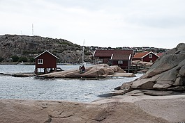 hunnebostrand,瑞典,海