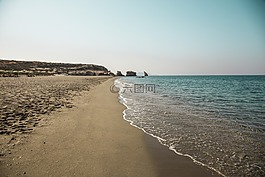 離開,海,海灘