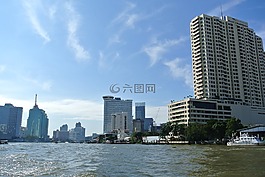 曼谷,河,泰國(guó)