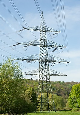 strommast,電力,電源線