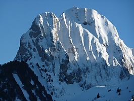 山,雪,gantrisch地块